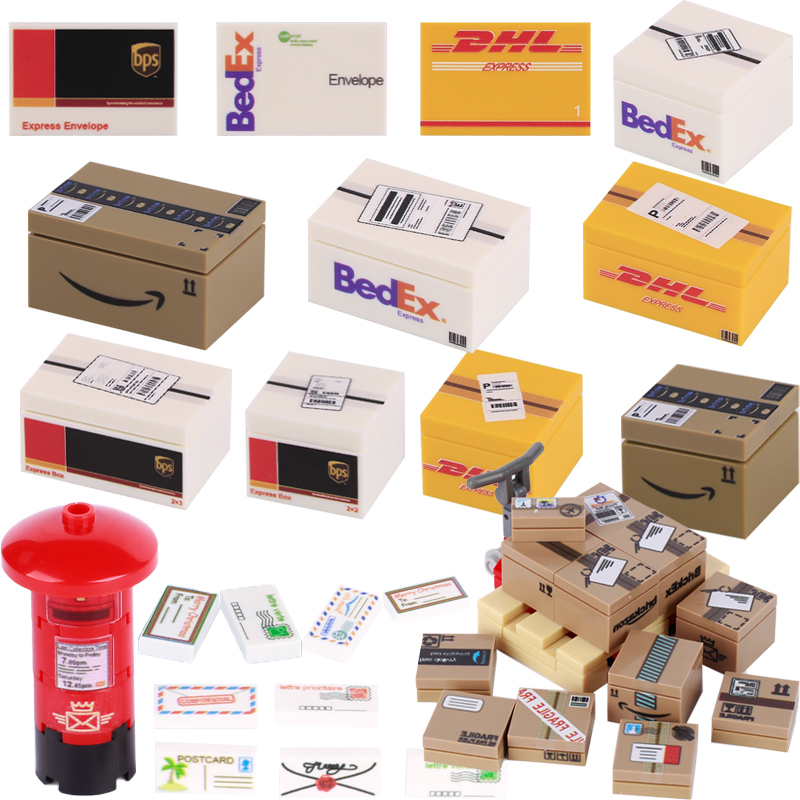 Board Game Ww2 - MOC City House Delivery Boxes Building