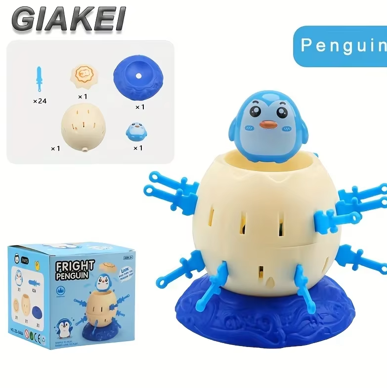Board Game Pirates - Parent-child Interactive Mini Penguin Pirate Bucket,