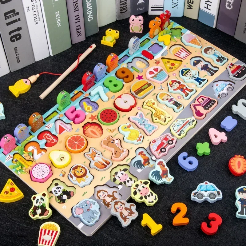 Board Game Harvest - Educational Toys Puzzle Board for Montessori