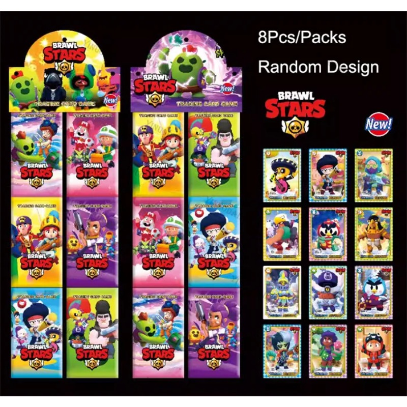 Board Game Quarto - Random Collect Card Anime Brawl Stars