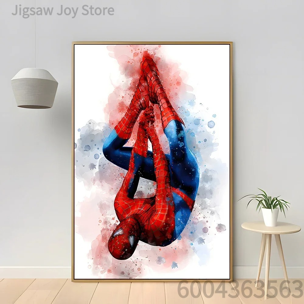 Board Game Illustration - 500-2000pcs Ink Splash Superhero Portrait Jigsaw