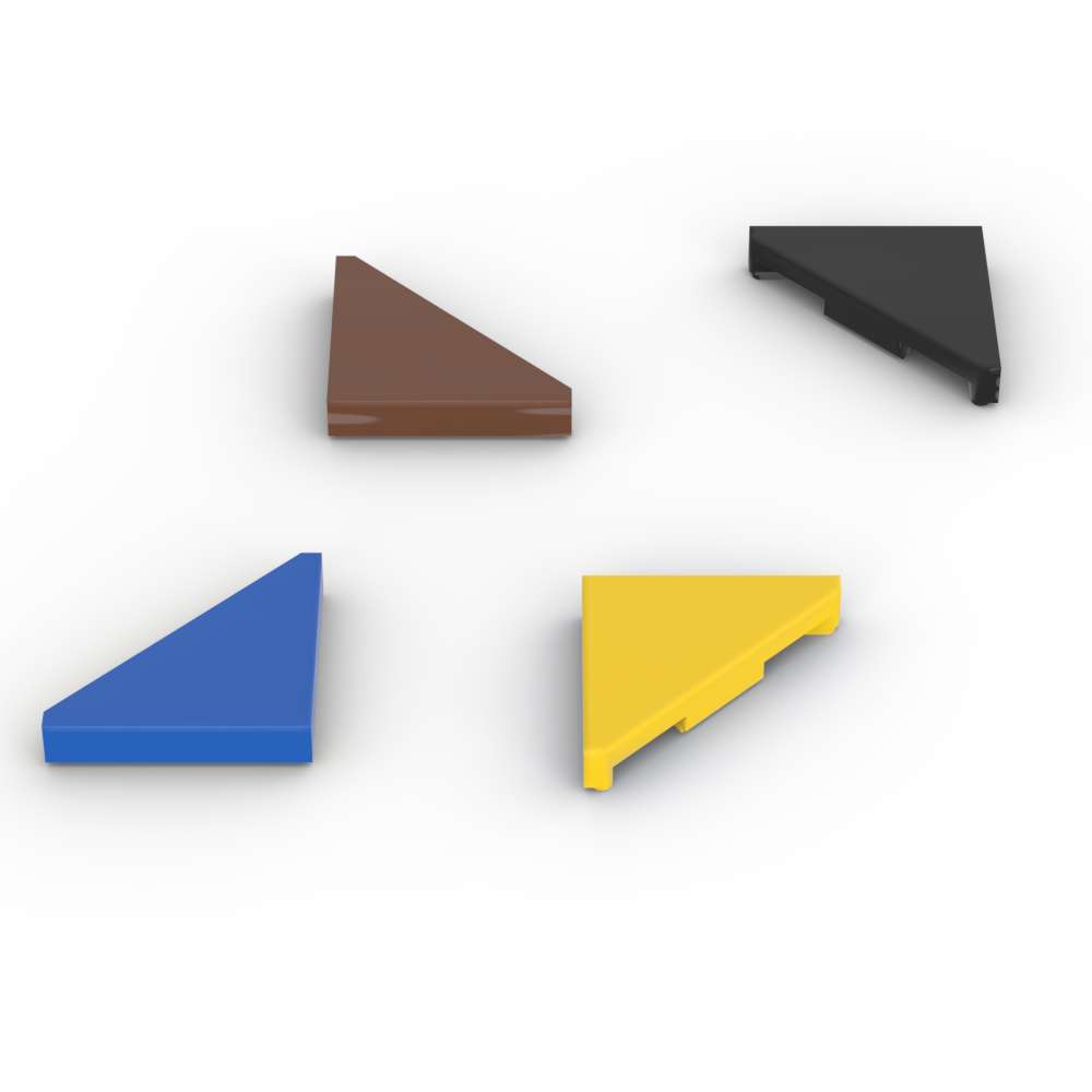 Board Game Ww2 - MOC 10PCS Triangular Light Panel 35787