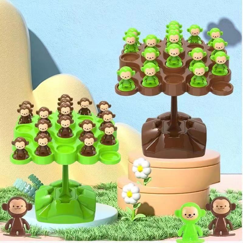 Board Game Quarto - Monkey Balance Tree Focus Balance Training
