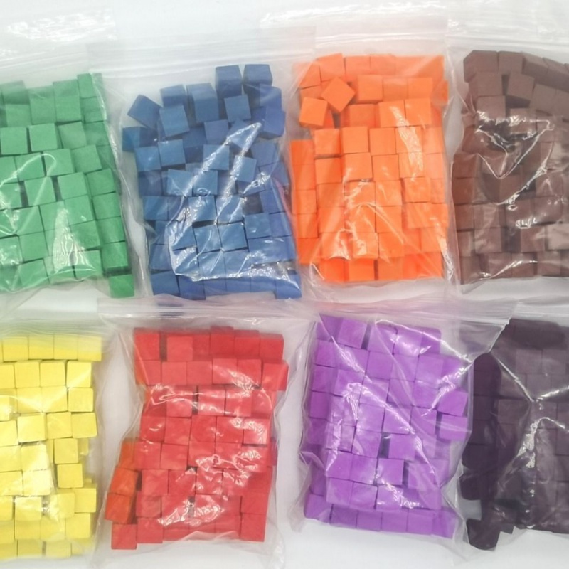 100Pcs/lots 10mm Wood Cubes Co - Board Game Hegemony recension och pris