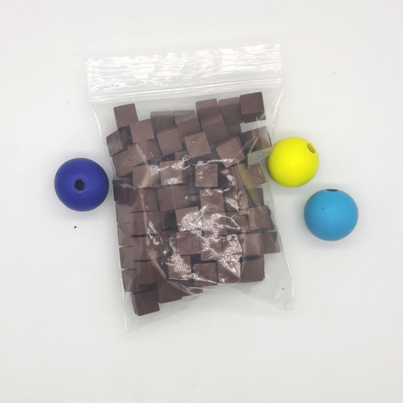 100Pcs/lots 10mm Wood Cubes Co - Board Game Hegemony recension och pris
