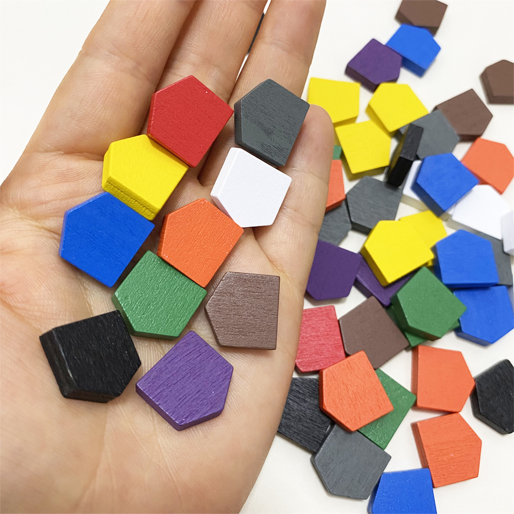 50 pieces 16*16MM Colorful Woo - Board Game Hegemony recension och pris