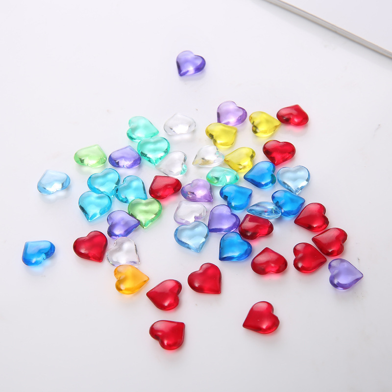 100PCS 10*4mm Heart Shape Acry - Board Game Harvest recension och pris
