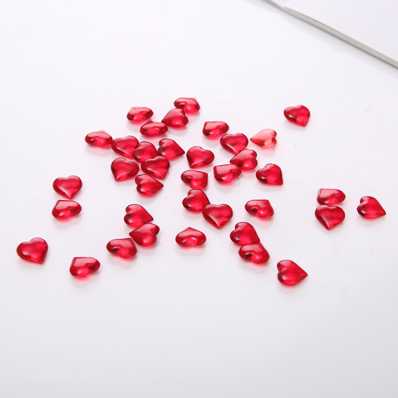 100PCS 10*4mm Heart Shape Acry - Board Game Harvest recension och pris