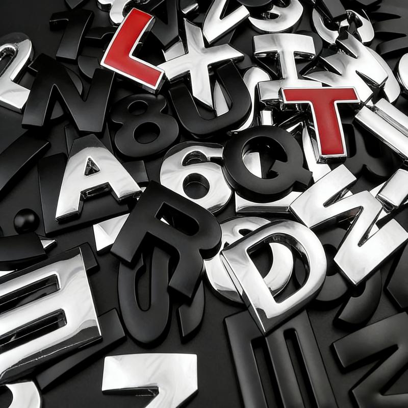 25mm 45mm DIY 26 Letters 10 Nu - Board Game Logo recension och pris
