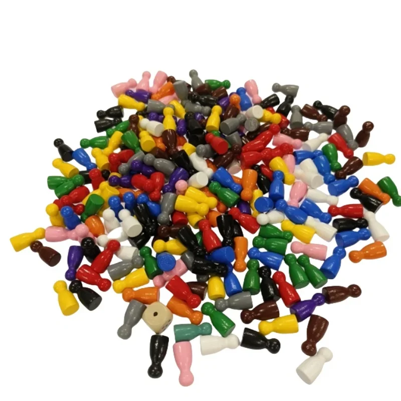 100 Pcs Colorful Wooden Chess  - Board Game Harvest recension och pris