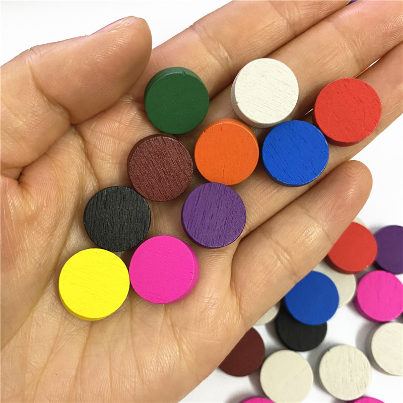 50pieces 15*5MM 11 Colors Wood - Board Game Harvest recension och pris