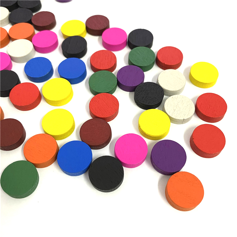 50pieces 15*5MM 11 Colors Wood - Board Game Harvest recension och pris