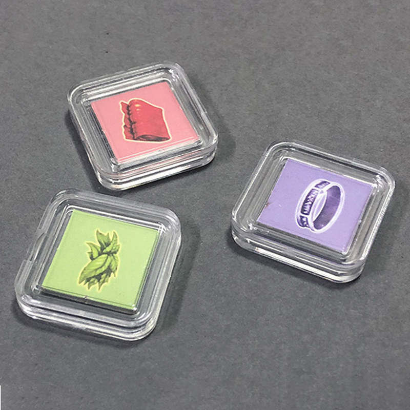 10PCS Square Clear Plastic Pro - Board Game Hegemony recension och pris