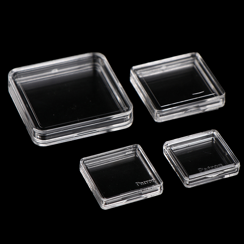 10PCS Square Clear Plastic Pro - Board Game Hegemony recension och pris