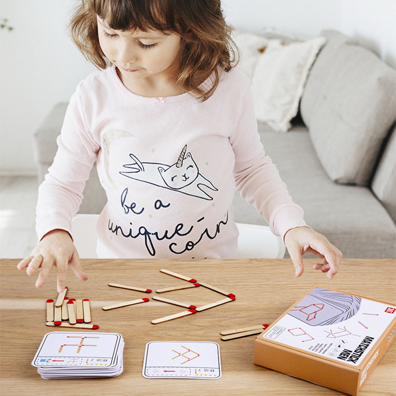 Montessori Matches Puzzles Gam - Board Game Quarto recension och pris