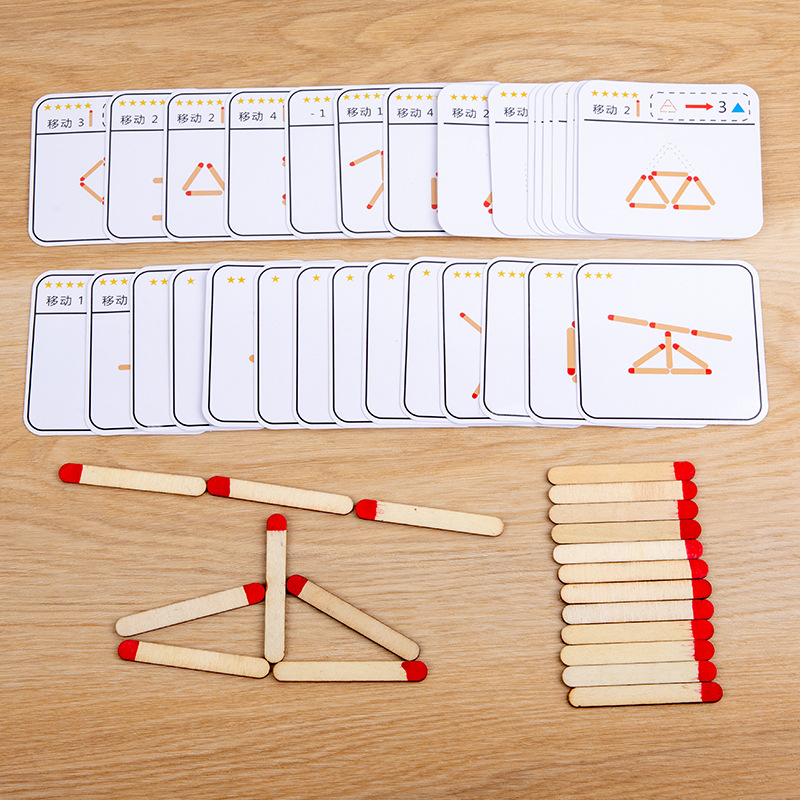 Montessori Matches Puzzles Gam - Board Game Quarto recension och pris