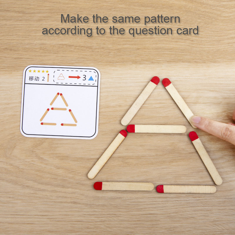 Montessori Matches Puzzles Gam - Board Game Quarto recension och pris