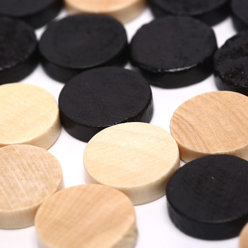 30pcs Wooden Draughts Checkers - Board Game Harvest recension och pris