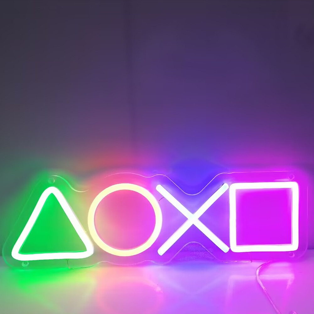 LED Neon Sign Lights Creative  - Board Game Logo recension och pris