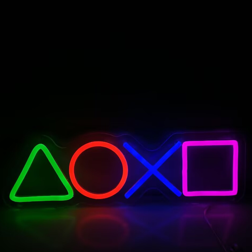 LED Neon Sign Lights Creative  - Board Game Logo recension och pris