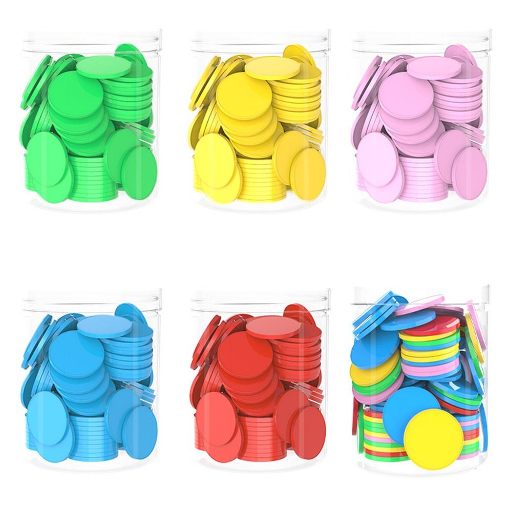 100pcs Plastic Counting Chips  - Board Game Harvest recension och pris