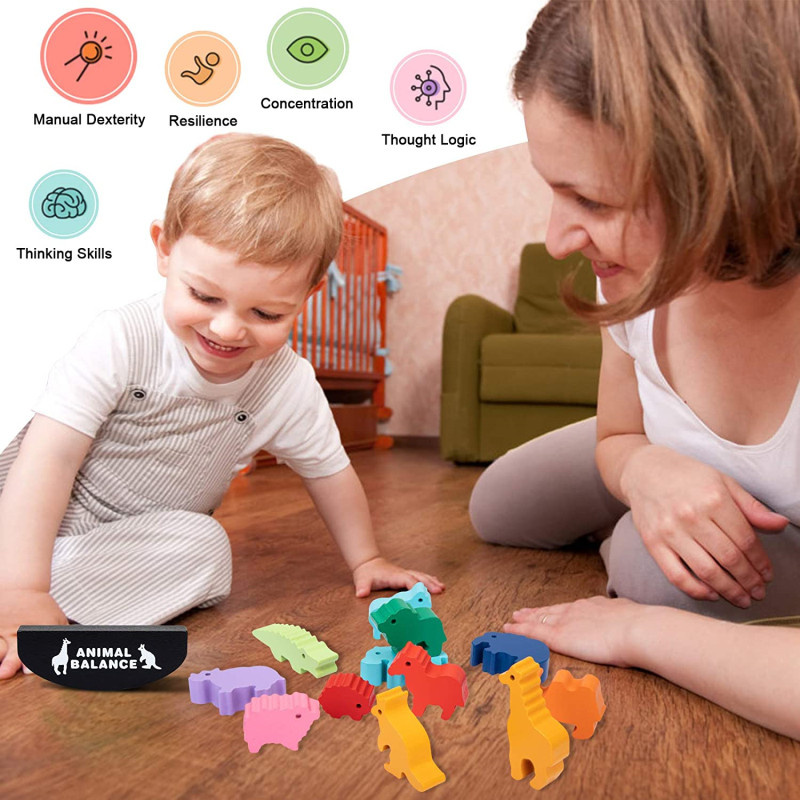 New Children Montessori Wooden - Board Game Quarto recension och pris