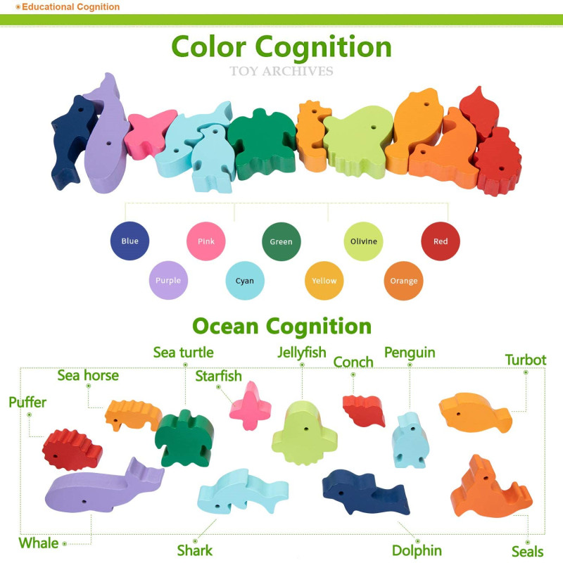 New Children Montessori Wooden - Board Game Quarto recension och pris