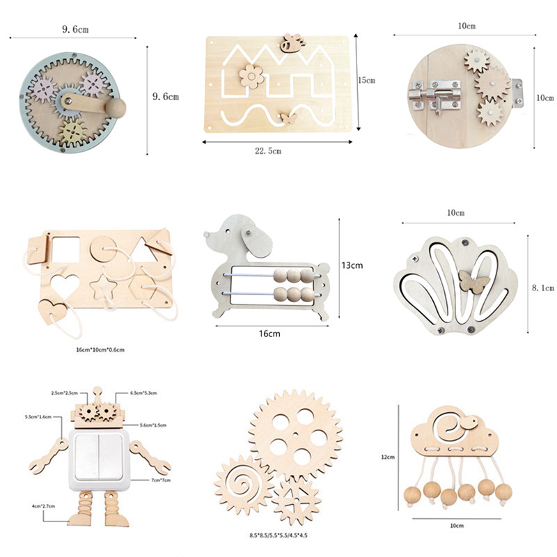 Kids Busy Board DIY Accessorie - Board Game Quarto recension och pris