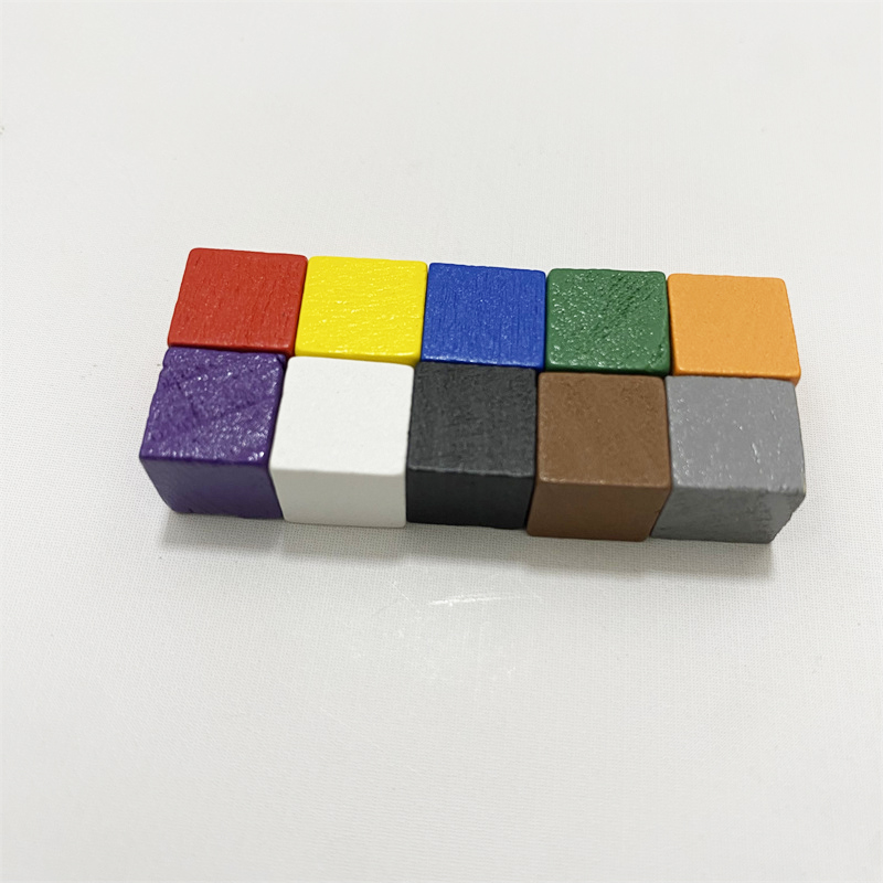 50Pcs/lots 10mm Colorful Wood  - Board Game Harvest recension och pris