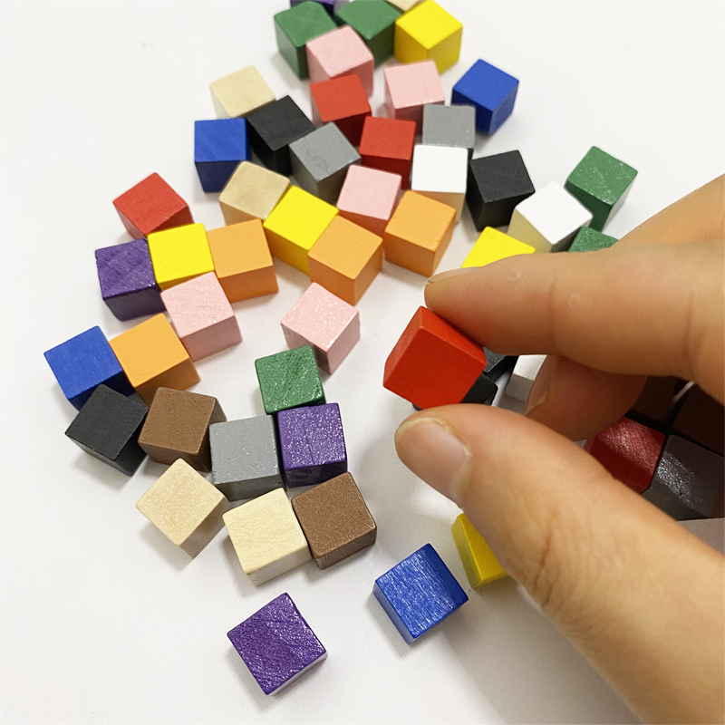 50Pcs/lots 10mm Colorful Wood  - Board Game Harvest recension och pris