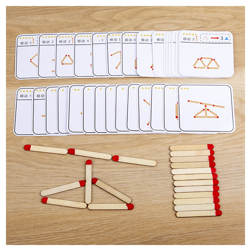 Montessori Matches Puzzles Gam - Board Game Quarto recension och pris