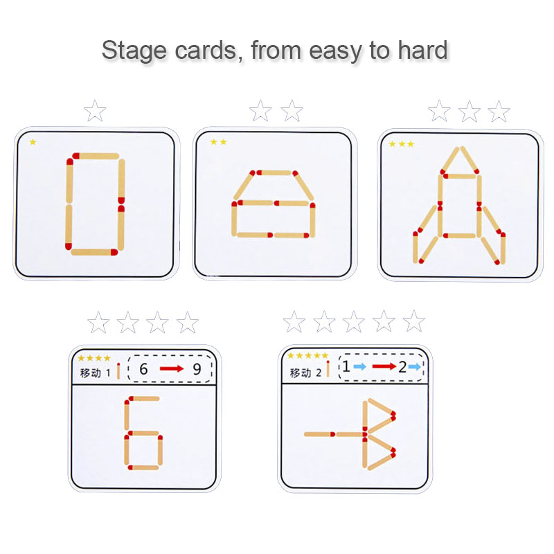 Montessori Matches Puzzles Gam - Board Game Quarto recension och pris