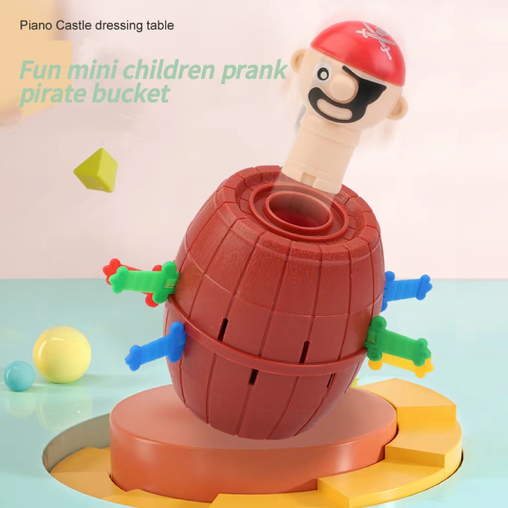 Mini New Funny Pirate Barrel T - Board Game Pirates recension och pris