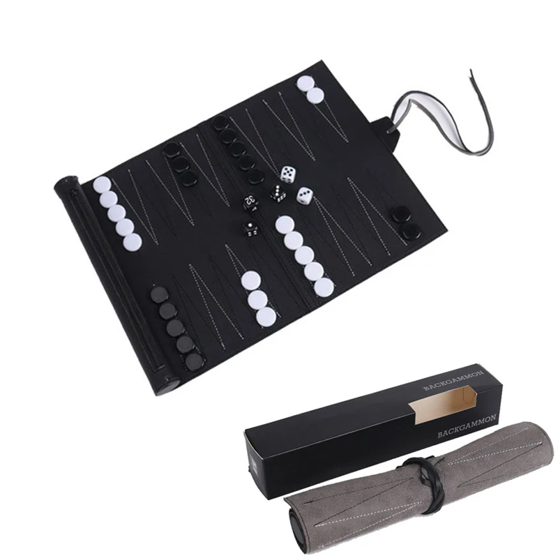 Roll Up Backgammon Sets Portab - Board Game Harvest recension och pris