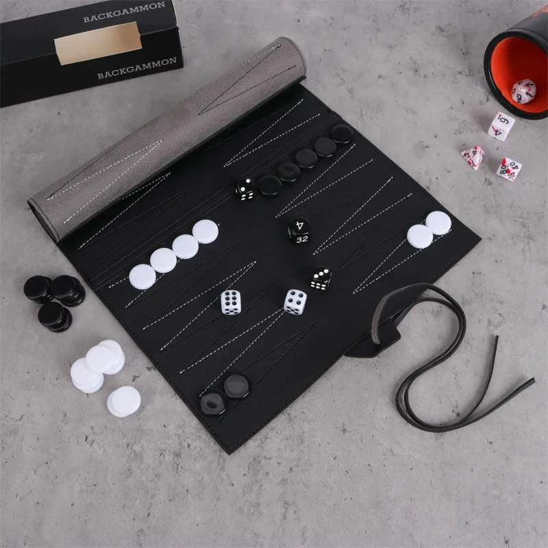 Roll Up Backgammon Sets Portab - Board Game Harvest recension och pris