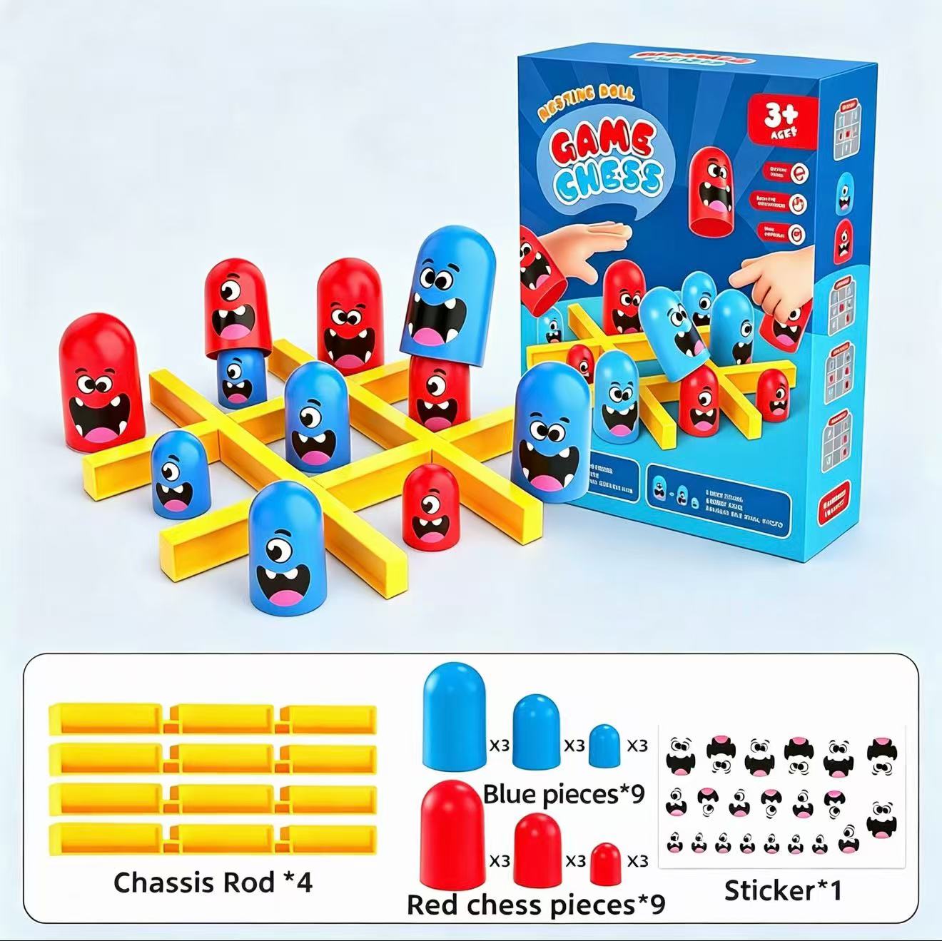 Tic-Tac-Toe Eat-and-Be-Sized S - Board Game Quarto recension och pris