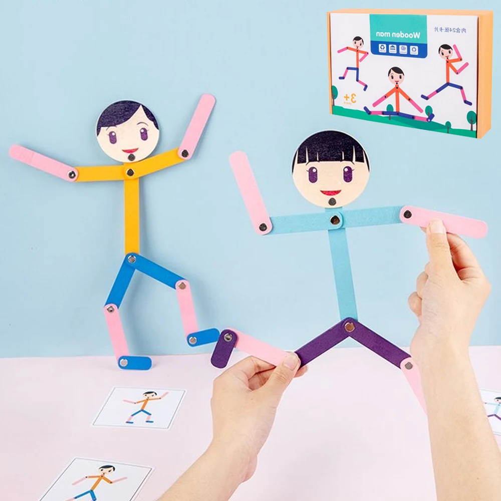 Sport Wooden Man Material DIY  - Board Game Quarto recension och pris